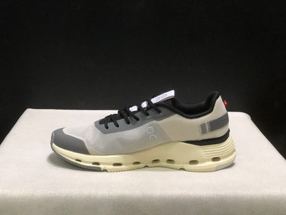 On Running Cloudnova Form 2 Fashionable Casual Running Shoes Fog Grey/Black