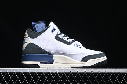 Nike Air Jordan 3 Retro OG SP Anthracite Diffused Blue White Sneakers