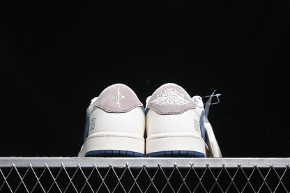 Travis Scott Fragment Design Nike Air Jordan 1 Low Givenchy OG SP Blue Sole White Sneakers