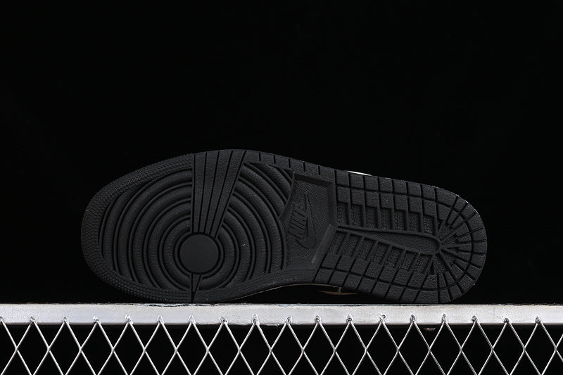 Nike Air Jordan 1 Low LV White Printing Black Sneakers