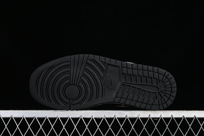 Nike Air Jordan 1 Low LV White Printing Black Sneakers