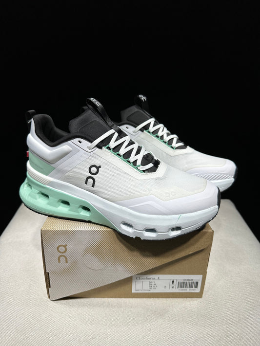 On Running Cloudnova X Comfortable Anti-Slip Running Shoes White/Tiffany Blue