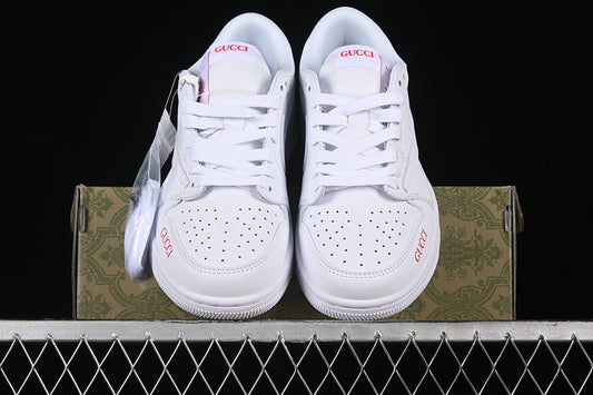 Nike Air Jordan 1 Low GUCCI Travis Scott Fragment Design White Sneakers