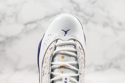 Nike Air Jordan 6 Rings White Purple Sneakers