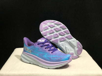 Hoka One One Clifton 9 Running Shoes Athletic Shoes Sneakers Light Purple