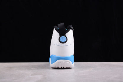 Nike Air Jordan 9 Retro Black Powder Blue Summit White Sneakers