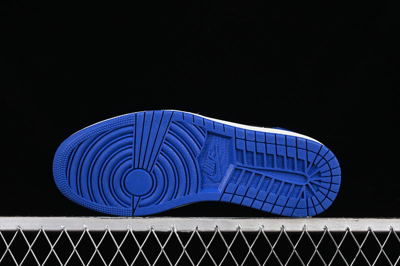 Nike Air Jordan 1 Low Black Game Royal White Sneakers