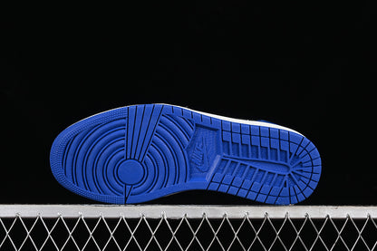 Nike Air Jordan 1 Low Black Game Royal White Sneakers