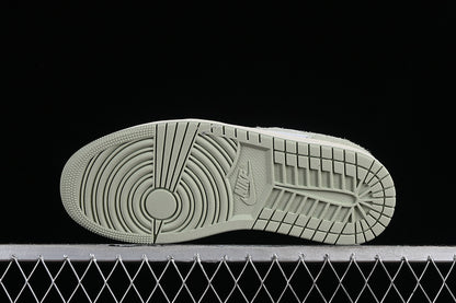 Nike Air Jordan 1 Low White Matcha Green Sneakers