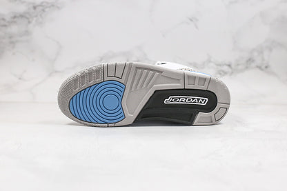 Nike Air Jordan 3 Retro Mid UNC Valor White Blue Sneakers