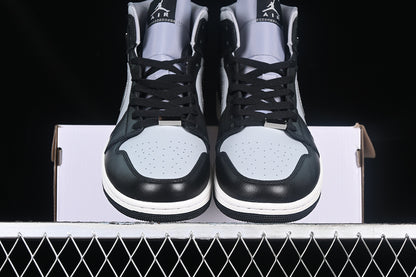 Nike Air Jordan 1 Mid SE Black Light Smoke Grey Sneakers