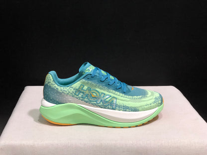 Hoka One One Mach X Low-top Running Shoes Sneakers Teal