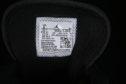 Nike Air Jordan 1 Low Black White Sneakers