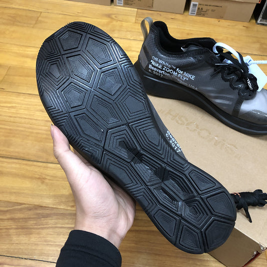 Nike Off-White Zoom Fly SP Black White Cone Sneakers