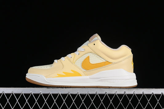 Nike Air Jordan Stadium 90 Coconut Milk White Travel Yellow Sneakers