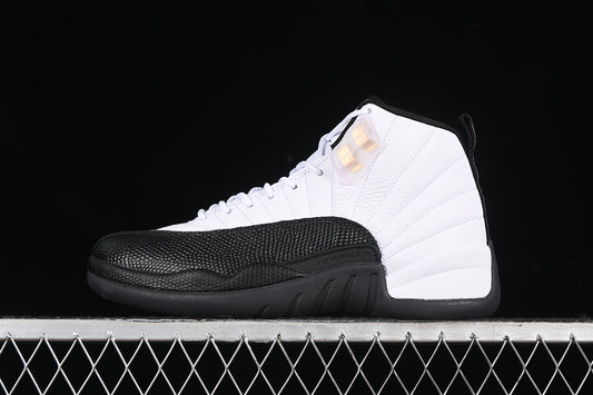 Nike Air Jordan 12 Low Black White Sneakers