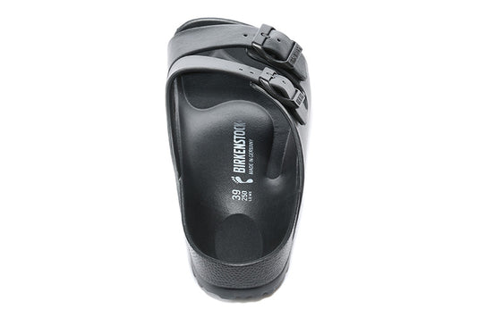 Birkenstock Two-Button Pure Black EVA Casual Slippers
