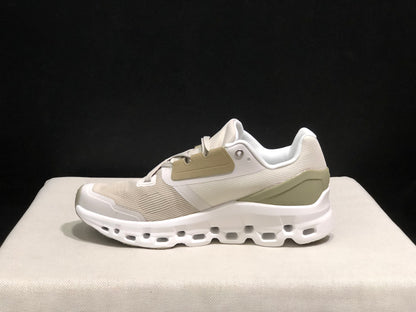 On Running Cloudstratus Breathable Support Running Shoes Khaki