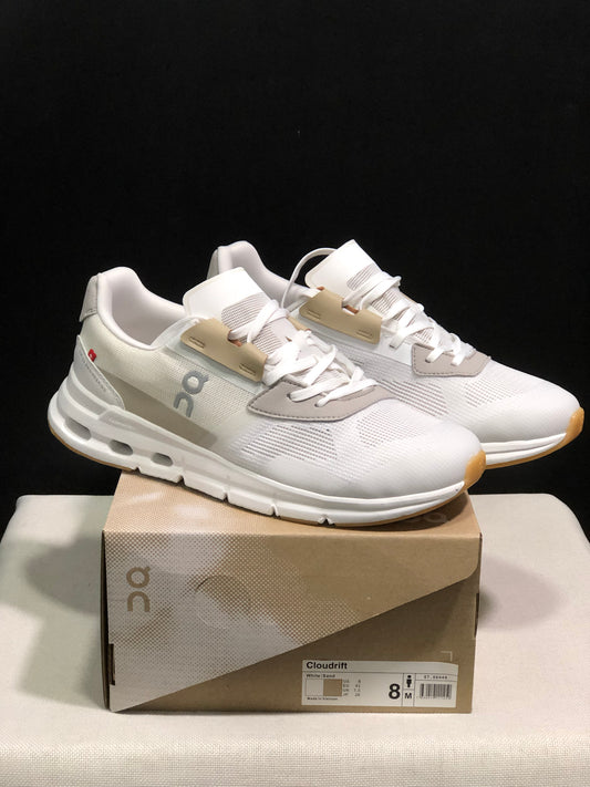 On Running Cloudrift Comfortable And Versatile Sports Casual Shoes Ivory White/Sand
