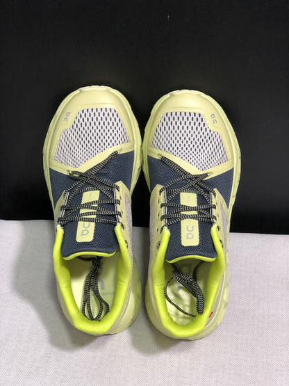 On Running Cloudstratus Shock-Absorbing And Breathable Running Shoes Yellow/Drak Grey