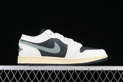 Nike Air Jordan 1 Low Black Anthracite Grey Sail Legend Sneakers