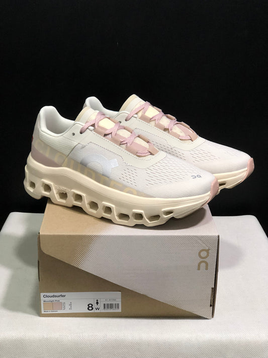 On Running Cloudmonster CNY Shock-Absorbing And Anti-Slip Sports Shoes Moonlight/pink