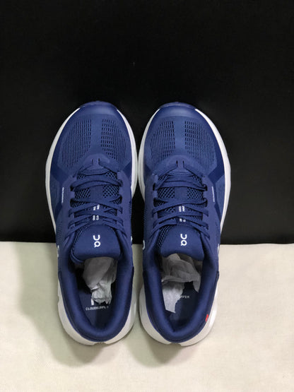 On Running Cloudrunner 2 Mesh Breathable Running Shoes Dark Blue/White
