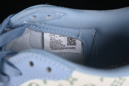 Nike Air Jordan 1 Low LV Travis Scott Fragment Design OG SP White Sky Blue Sneakers