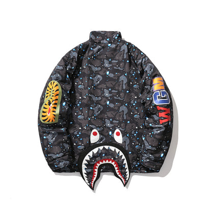 A Bathing Ape Big Shark Head Star Padded Jacket