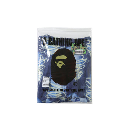 A Bathing Ape BAPE Ape-Man Head Storm Hoodie Blue