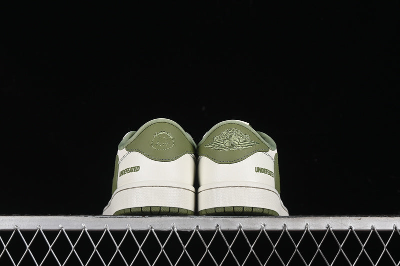 Nike Air Jordan 1 Low UNDEFEATED Travis Scott Fragment Design OG SP White Green Sneakers