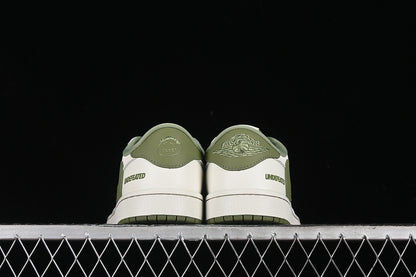 Nike Air Jordan 1 Low UNDEFEATED Travis Scott Fragment Design OG SP White Green Sneakers