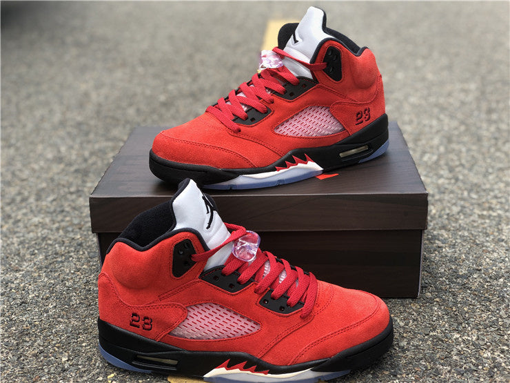 Nike Air Jordan 5 Retro Raging Bulls Red Sneakers