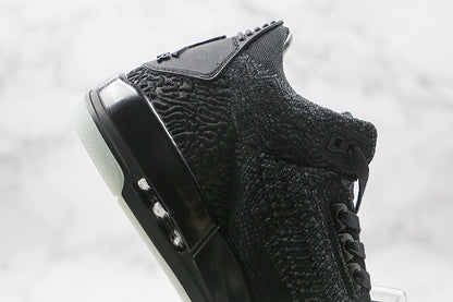 Nike Air Jordan 3 Retro Flyknit Black Gray Sneakers