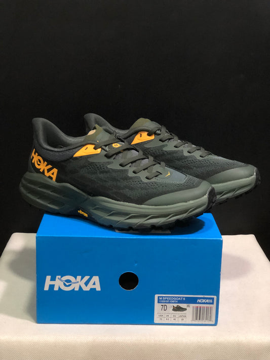 Hoka One One Speedgoat 5 Men's Trail Running Shoes Sneakers Black