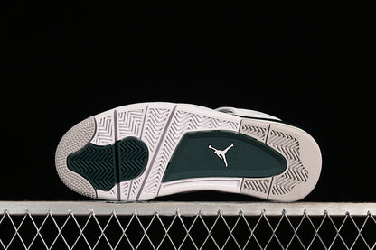 Nike Air Jordan 4 Retro Oxidized Green White Sneakers