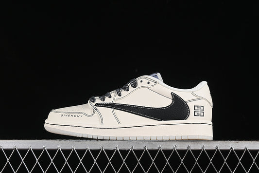 Nike Air Jordan 1 Low Givenchy Travis Scott Fragment Design OG SP Black White Sneakers