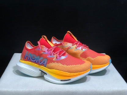 Hoka One One Cielo X1 Comfortable Casual Running Shoes Sneakers Orange