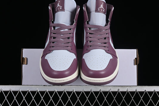 Nike Air Jordan 1 Mid Pure Platinum Sky J Mauve Sail Sneakers