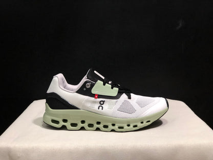 On Running Cloudstratus Breathable Support Running Shoes White/Green