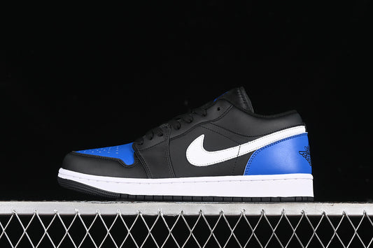 Nike Air Jordan 1 Low Black White Game Royal Sneakers