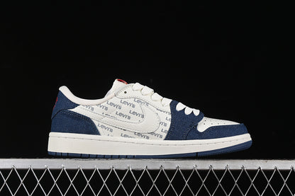 Nike Air Jordan 1 Low Travis Scott  Fragment Design OG Off White Blue Red Sneakers