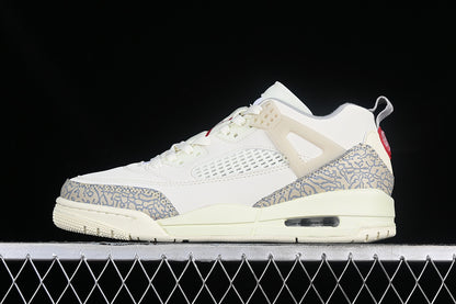Nike Air Jordan Spizike Low Coconut Milk Sandstone Smoke Grey Sneakers
