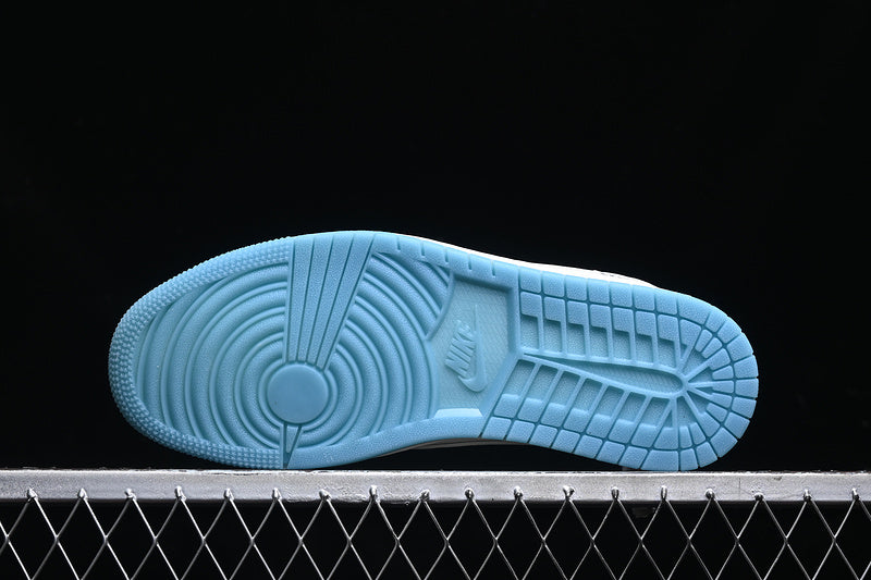 Travis Scott Fragment Design Nike Air Jordan 1 Low Gucci OG SP Blue White Sneakers