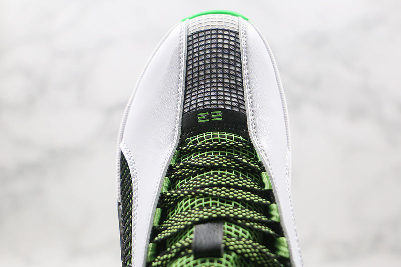 Nike Air Jordan 35 XXXV White Black Green Sole Sneakers