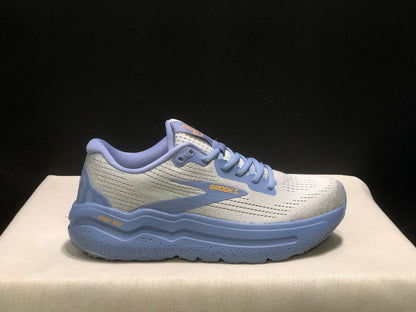 Brooks Ghost Max 2 Breathable Low-top Running Shoes Blue/Orange