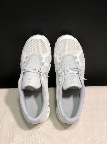 On Running Cloud 5 Lightweight Running Shoes White Asphait