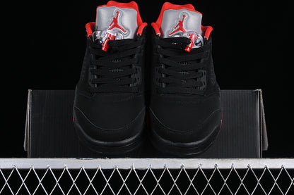 Nike Air Jordan 5 Retro Low Gym Red Metallic Hematite Black Sneakers
