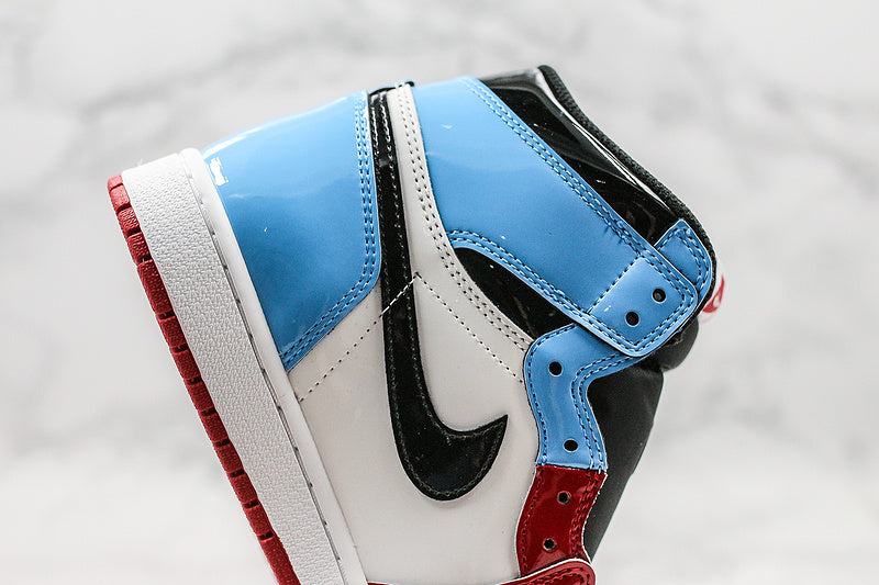 Nike Air Jordan 1 Retro OG High Fearless Red White Blue Sneakers