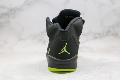 Nike Air Jordan 5 Retro Quai 54 Black Radiant Green Sneakers